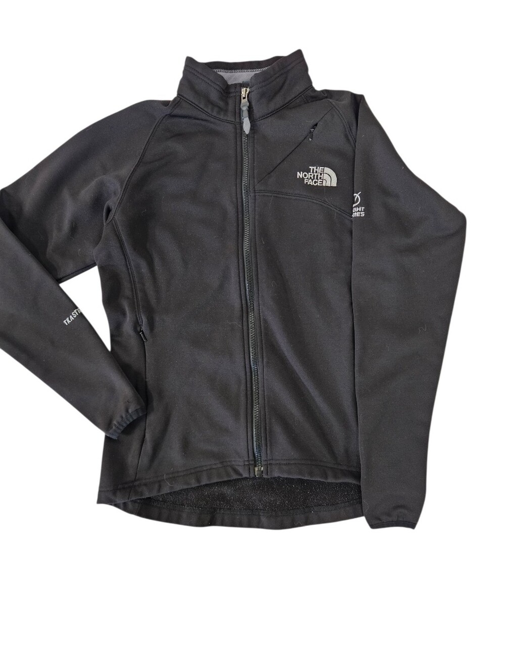 The North Face Jacket Womens Small Black TKA Stretch Full Zip Lightweight Ladies